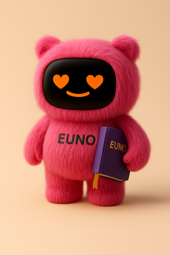 euno rose coeur et livre
